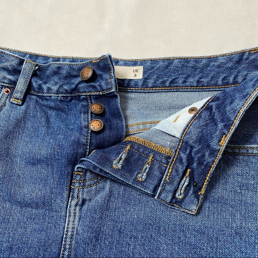 ASOS • Denim Mini Skirt Size 8 UK 4 US - Picture 7 of 7